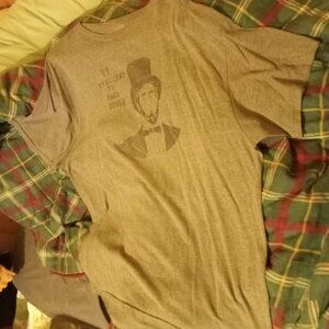 Mens XL Bill & Ted's Abraham Lincoln Be Excellent To Each Other Shirt Vintage